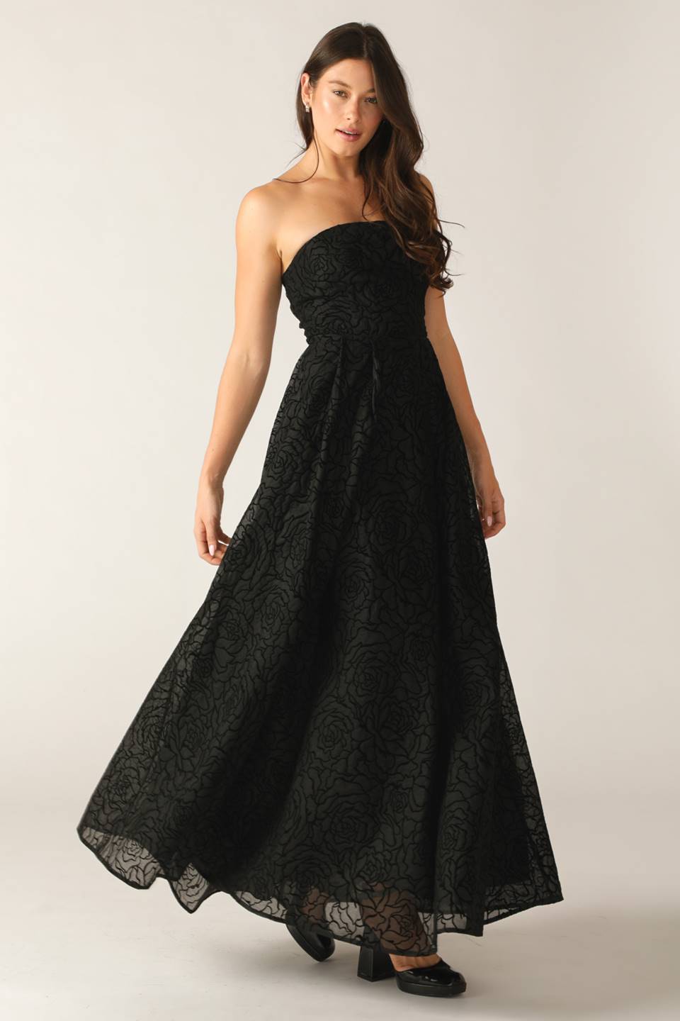 SEARCHING FOR LOVE WOVEN MAXI DRESS Flying Tomato